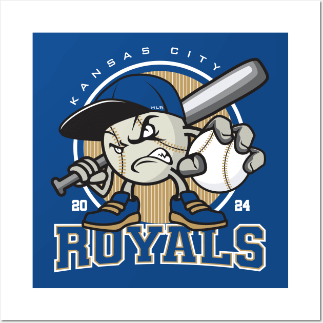 Kansas City Baseball - 2024 Season Wall Art by Nagorniak